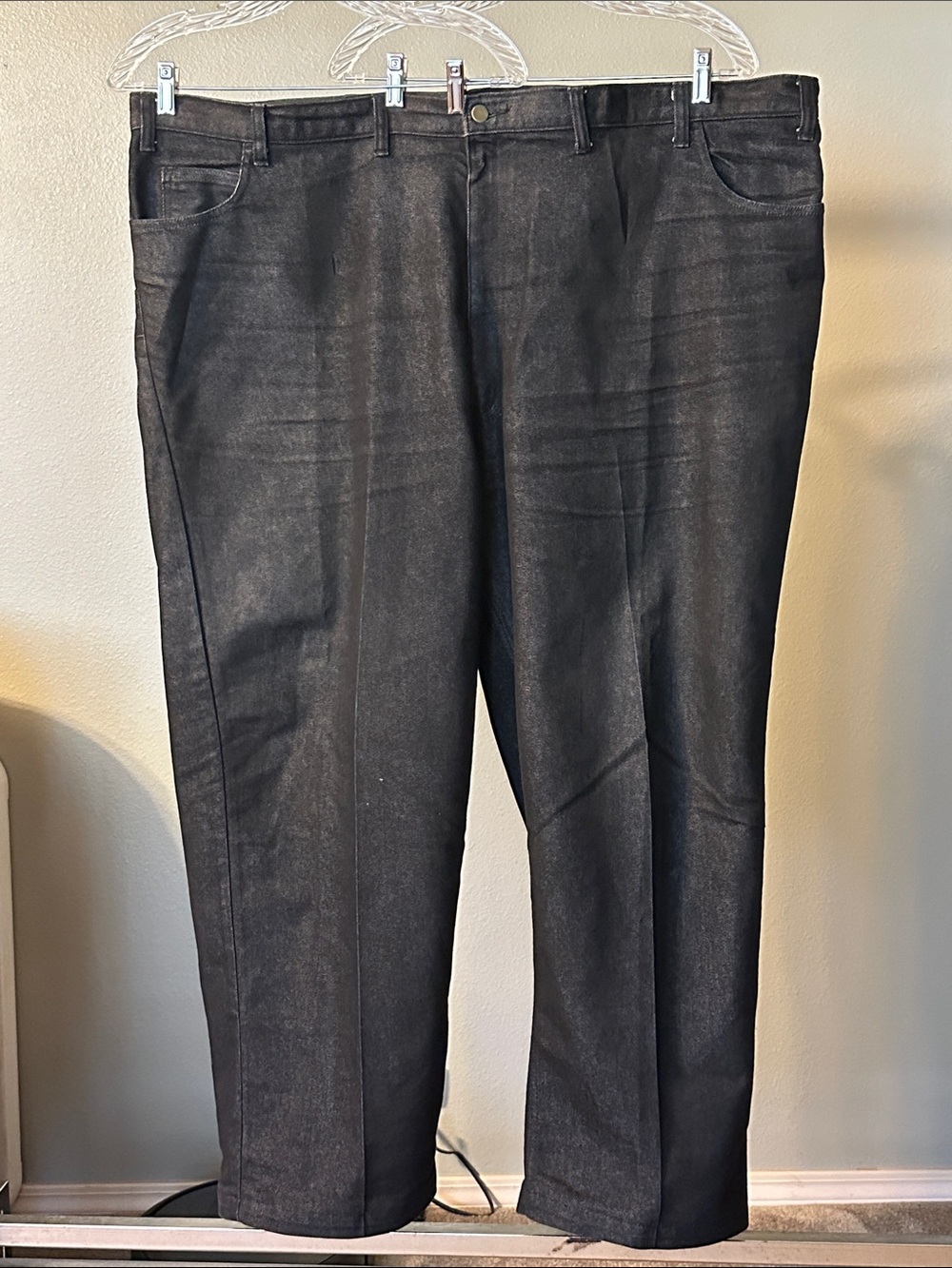 Towncraft Men's Straight Jeans in Black